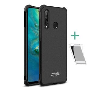 IMAK Huawei P30 Lite Szilikon Telefonvédő + Fólia - Fekete 138913178 - Imak