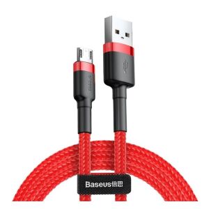 BASEUS Cafule Micro USB Töltő- és Adatkábel - Piros, Törésgátló 138913998 - Adatkábel