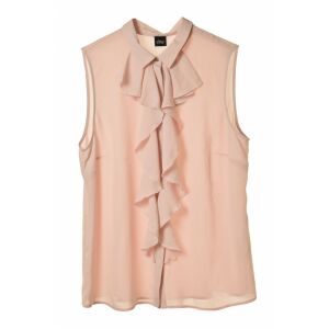 s.Oliver Női Fodros Blúz - Púderrózsaszín - 42 130489878 - S.Oliver