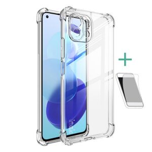 Xiaomi 11 Lite 5G NE Szilikon Védőtok + Fólia - Átlátszó, Ütésálló 138914882 - Imak