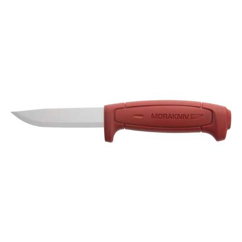 Cuțit Morakniv Craft Basic 511 din oțel carbon, mâner roșu, lamă fixă