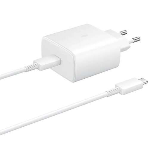 Samsung EP-TA845XWE White Factory Fast Charger with Type-C Connector 3A 45W