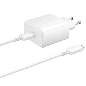 Cestovný adaptér Samsung 45W Super Fast Charging 2.0 s konektorom typu C a káblom - Nabíjačky telefónov