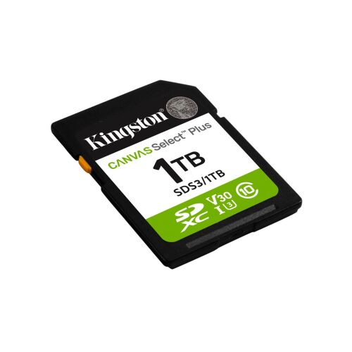 Kingston Technology Canvas Select Plus Gen3 1 TB SD UHS-I Class 10 138916854