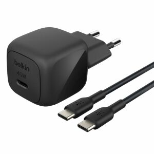 Belkin 45W USB-C Gyorstöltő - Fekete, Univerzális