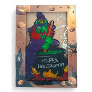 Led-es halloween-i falikép/ablakdísz