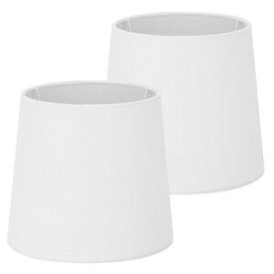 Navaris Lámpaernyő Szett - 2 db, E14, Fehér Vászon