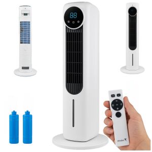 LEAN álló ventilátor vízhűtéssel, ionizációval, oszcillációval, kijelzővel és távirányítóval - Lean Toys