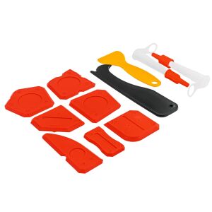 Комплект силиконови изглаждащи шпакловки, червен Technic, RTKDS0156 138919020 - Инструмент за зидария и облицовка