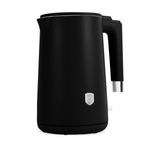 Berlinger Haus BH-9589 Matte Black Collection Електрическа кана с двойна стена - матово черно