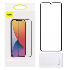 Gekko Samsung Galaxy A25 Edzett üveg képernyővédő fekete kerettel - Gekko