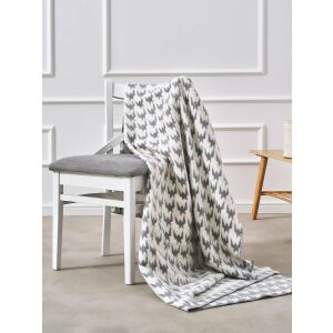 Pamut Akril Takaró - 150x200 cm, Szürke Pepita Horgolt 138920467 - Ágytakaró