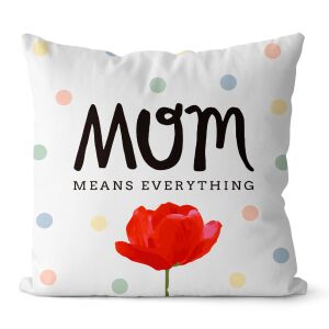 Domarex Mom Fehér Dekor Párnahuzat - 45x45 cm, Pamut