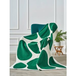 Pebbles Zöld Pamut Akril Takaró - 150x200 cm 138920567 - Ágytakaró