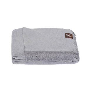 Pamut Akril Takaró - Szürke, 150x200 cm, Rojtos 138920701 - Ágytakaró