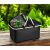Összecsukható Termikus Bevásárlókosár - Piknik Kosár, Fekete, 47x27x23cm 145180245
