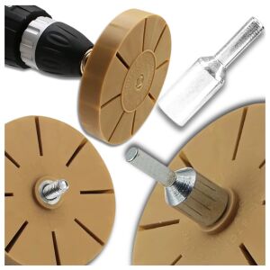 Ragasztóeltávolító Gumitárcsa Fúróadapterrel - Festék, Matrica Eltávolítás