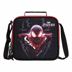 Spider-Verse Future Fight termosz ételtartó táska, szigetelt ételhordó vállpánttal - Uzsonnás táska