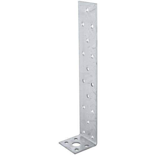 Acél horgony konzol beton és fa összekötéshez, 200x40x40x2 mm - Sarokvas és szegletvas