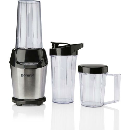 Blender Gorenje BN1000BK z kubkami podróżnymi i do przechowywania