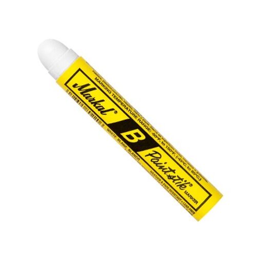 Fester Farbmarker Markal B Paintstik 17mm, weiß 138923271
