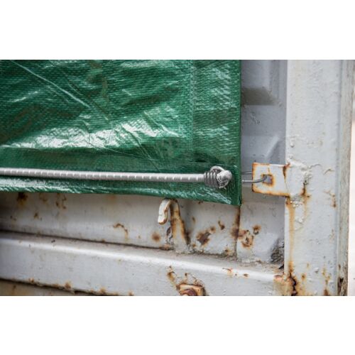 Acél Bungee Zsinór Akasztó - 10 db, Ponyvarögzítő 138923388