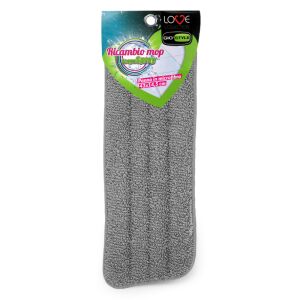 Wymienna ściereczka z mikrofibry do szczotki podłogowej ze spryskiwaczem 40 cm 138923627 - Głowica mopa