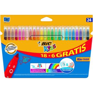 BIC Флумастери KIDS COLOR, 24 цвята 103240 138923832 - Filctoll