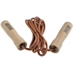 Profit Ever DK 1020 Bőr Ugrókötél - Fa Markolat, Állítható