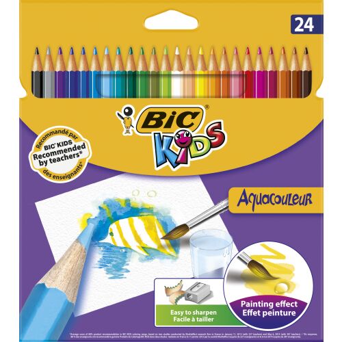 BIC Buntstifte Aquacouleur 24 Farben 138924071