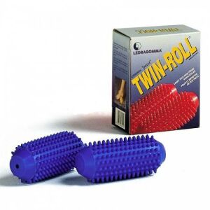 Massagerollen Tonkey TwinRoll Hard 7cm, Blau 138924259 - Faszienrollen
