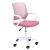 AKORD FD-6 Gyermek Forgószék - Fehér/Rózsaszín, Hálós Háttámla, 165cm-ig 138925030