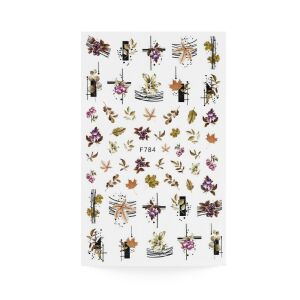 Nail Naklejka na paznokcie - Autumn 06_F784 138928178 - Wzornictwo paznokci