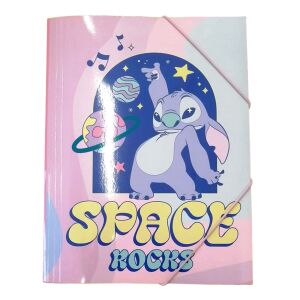 Disney Lilo & Stitch Space Rocks A/4 Gumis Mappa 138928441 - Irattartó mappa