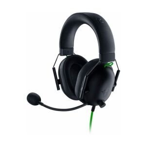 Геймърски слушалки Razer Blackshark V2 X с кабел, лента за глава, Черен, Зелен 140662636 - Гейминг