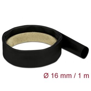 Delock Zsugorcső - 16mm, 1m, 2:1, Fekete 138928924 - Zsugorcső