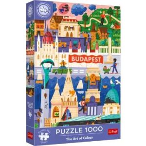 Trefl Premium Plus Mistrzostwa Europy w Układaniu Puzzle Budapeszt 1000 elementów - Trefl Puzzle