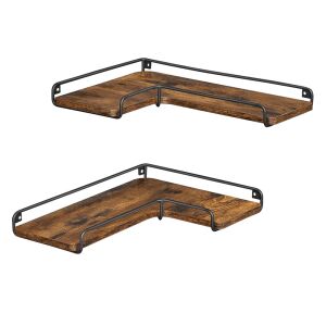 Półka narożna w kształcie litery L, zestaw 2 sztuki 138934898 - Meble do salonu