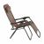Angled view of Pepita Zero Gravity Relax Chair, dark brown