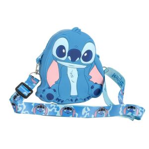 Disney Lilo és Stitch Szilikon Oldaltáska, Válltáska - 13x14cm 138936949 - Gyerek válltáska, oldaltáska