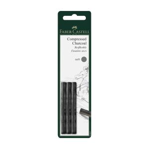 Faber-Castell Pitt Puha Préselt Faszén - 3 db 138937782 - Művészceruza
