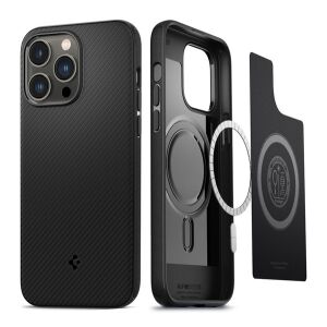Spigen Mag Armor iPhone 14 Pro Max Mágneses Tok - Fekete 138939918 - Spigen