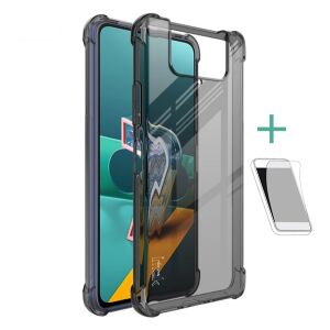 IMAK Asus Zenfone 7 Pro Füstszínű Szilikon Telefonvédő + Fólia 138940161 - Imak