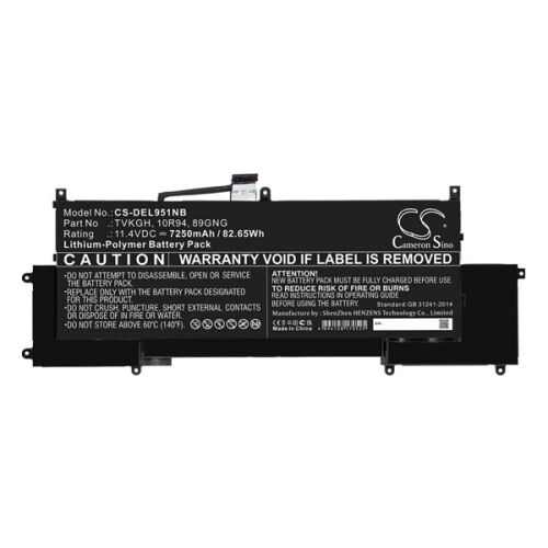 Cameron Sino Li-Polimer Laptop Akkumulátor 11.4V 7250mAh Csere DELL 10R94-hez - Laptop alkatrész