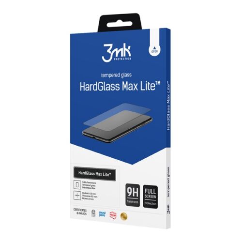 3mk HardGlass Max Lite Samsung M10 9H Képernyővédő Üveg - Fekete 138941440 - 3MK