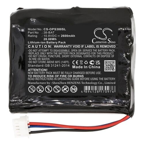 Cameron Sino 10.8V 2600mAh Li-Ion akkumulátor Olympus 38-BAT-hoz - Akkumulátor