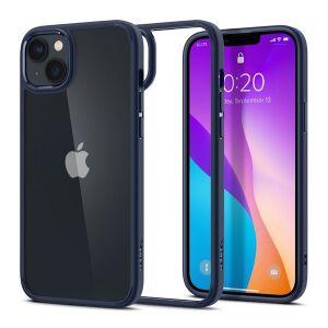 Spigen Crystal Hybrid iPhone 14 Plus tok - Sötétkék 138943795 - Spigen