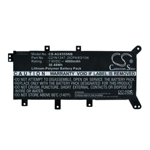 Cameron Sino csere laptop akkumulátor, 7.6V 4800mAh, kompatibilis az Asus 0B200-01000000-val, Lítium-Polimer akkumulátor - Laptop akkumulátor