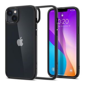 Spigen Crystal Hybrid iPhone 14 Plus ütésálló tok - Fekete 138947134 - Spigen