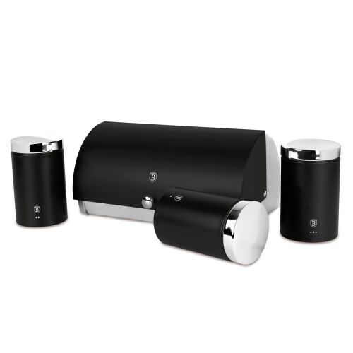 Berlinger Haus BH-6733 Cutie de pâine și set de recipiente negru mat